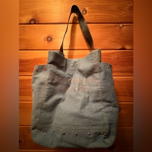 Victoria's Secret Handbags - Denim Victoria Secret Tote Bag